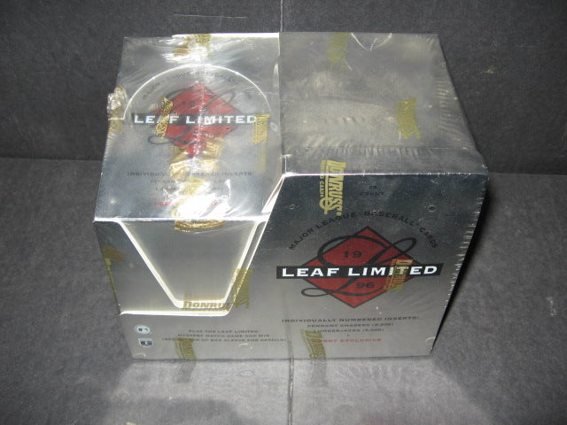 1996 Leaf Limited Baseball Box
