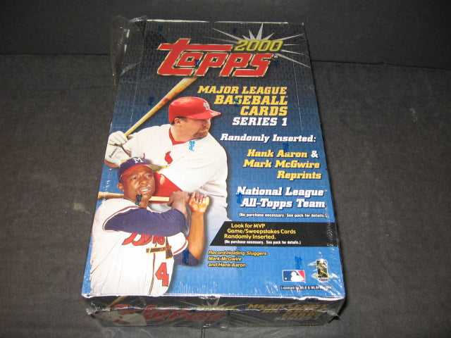 2000 Topps Baseball Series 1 Box (Retail)