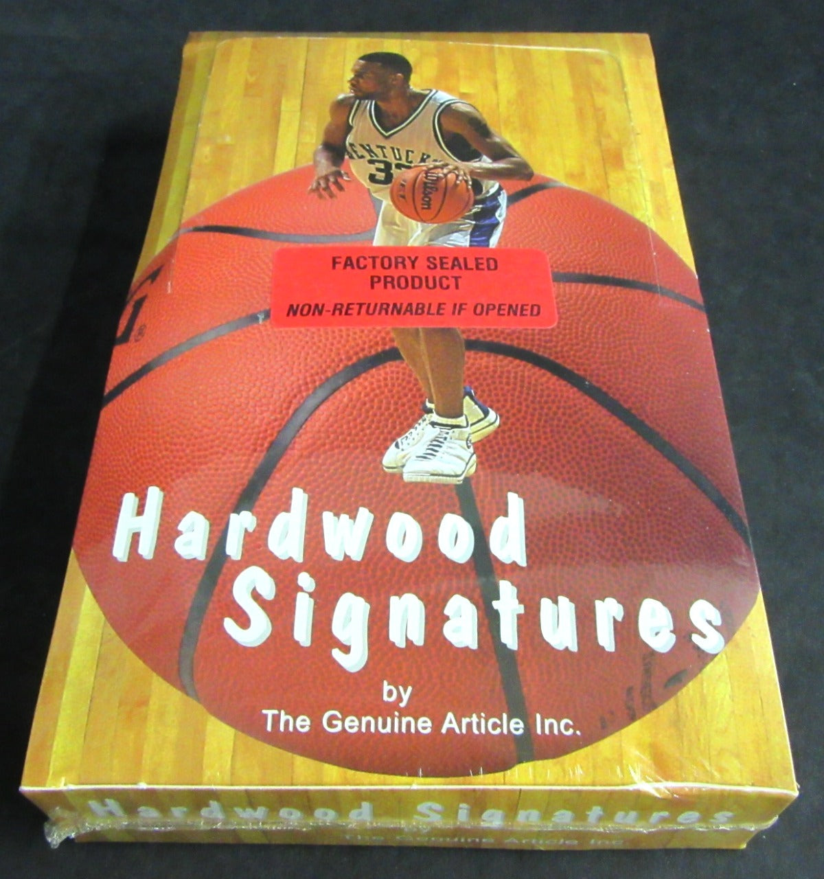 1996/97 Hardwood Signatures Basketball Box