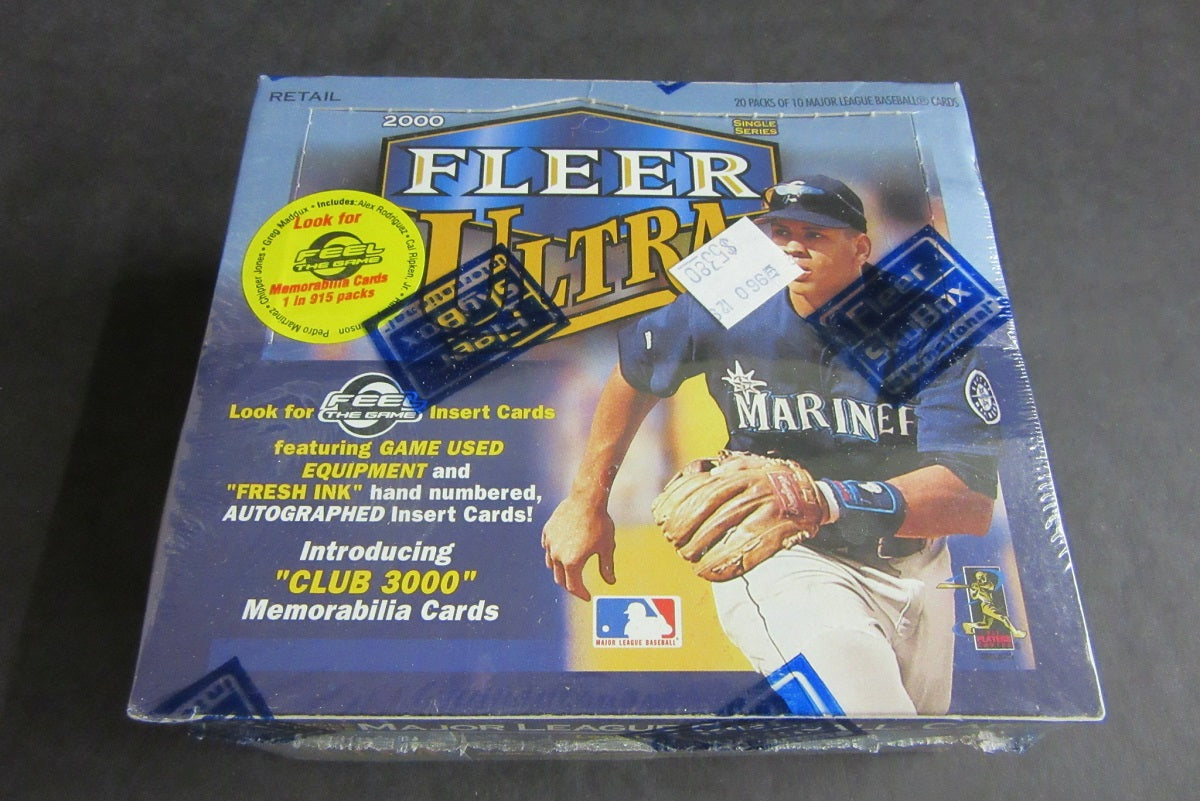 2000 Fleer Ultra Baseball Box (Retail)