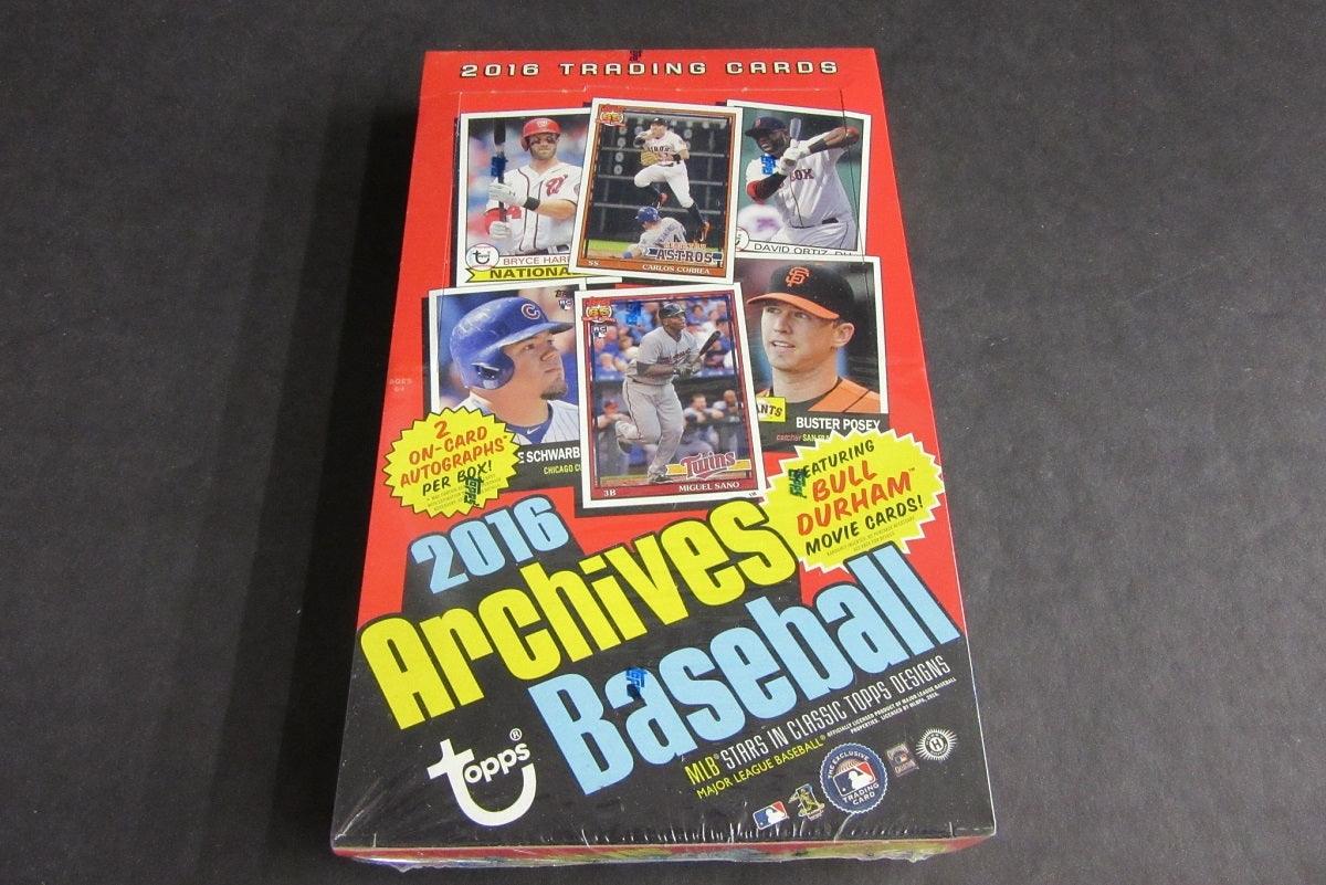 2016 Topps Archives Baseball Box (Hobby)