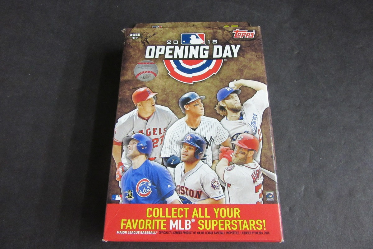 2018 Topps Opening Day Baseball Hanger Box (37 Cards)
