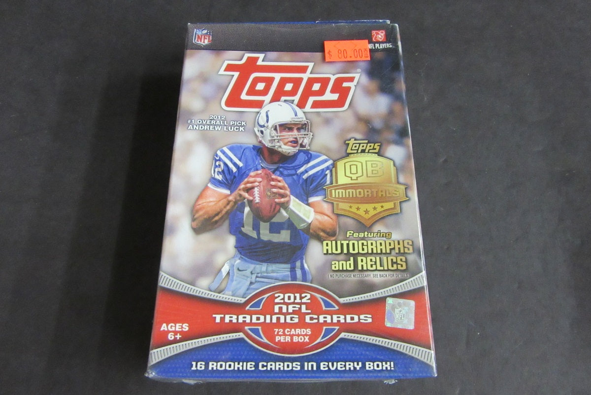 2012 Topps Football Hanger Box (72 Cards)