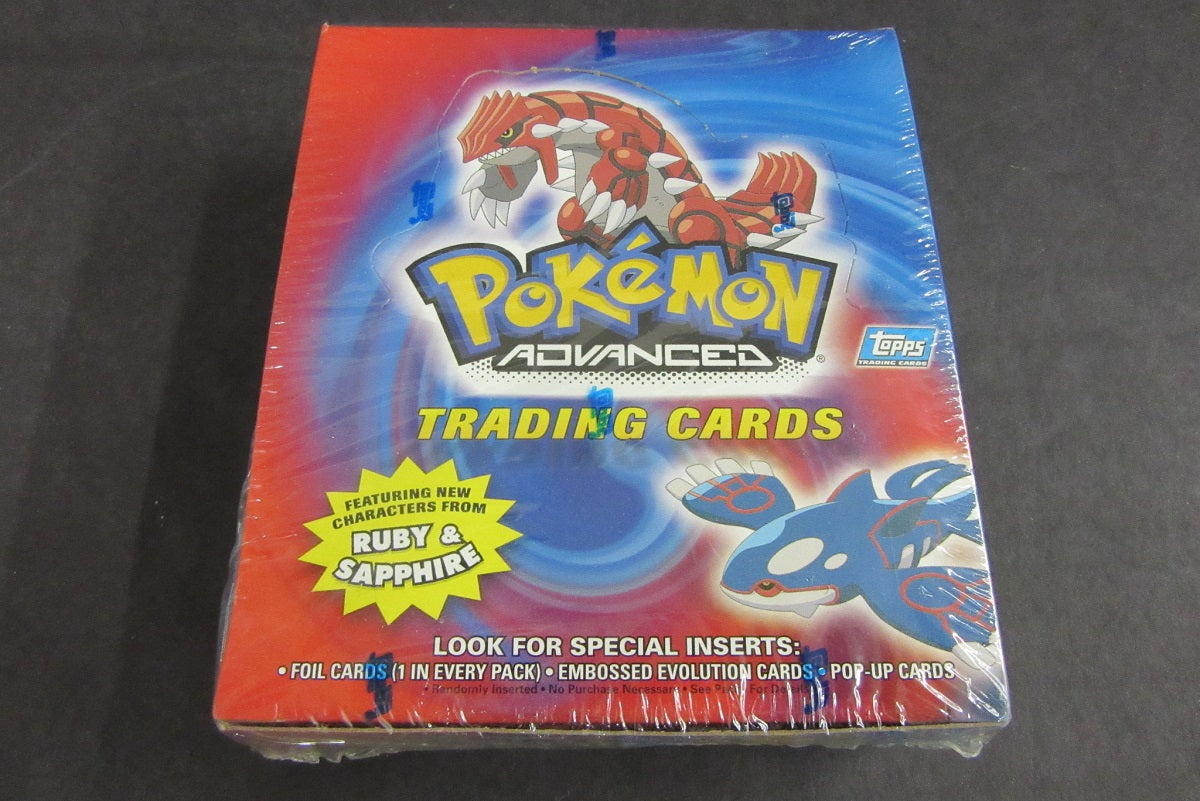 2003 Topps Pokemon Advanced Ruby Saphire Box