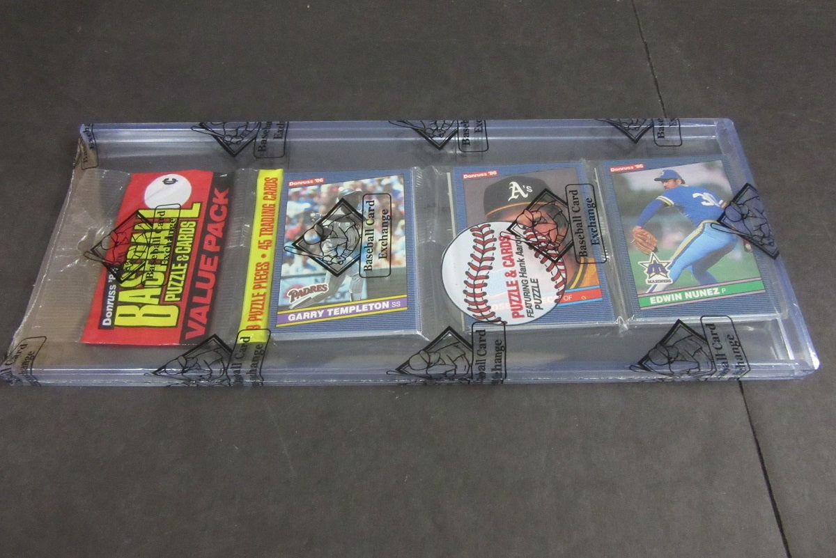 1986 Donruss Baseball Unopened Rack Pack (Jose Canseco Top)