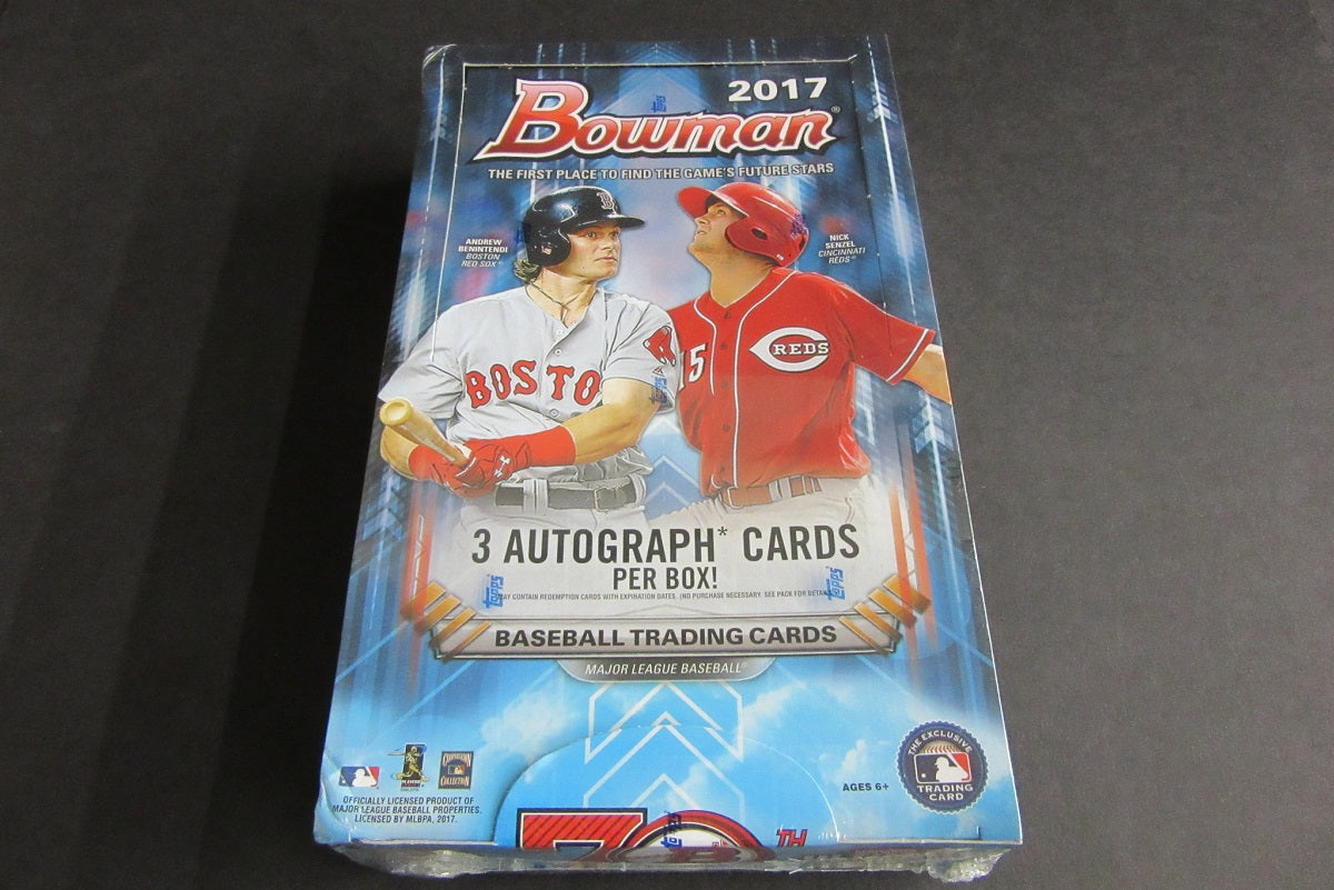 2017 Bowman Baseball Jumbo Box (Hobby) (12/32)