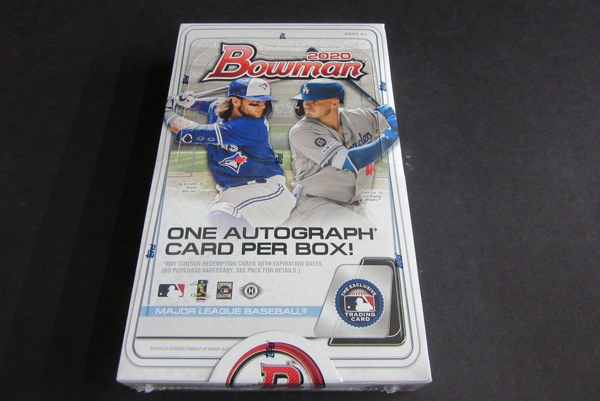2020 Bowman Baseball Box (Hobby) (24/10)