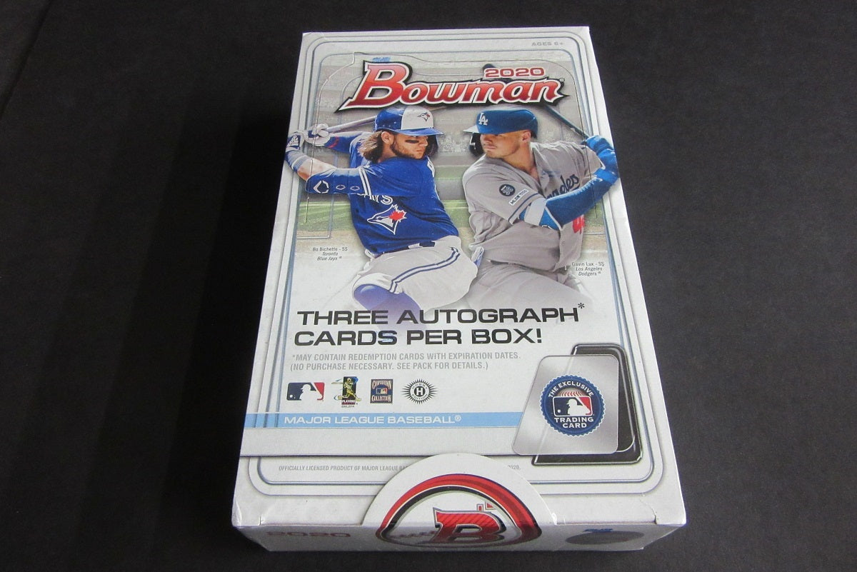 2020 Bowman Baseball Jumbo Box (Hobby) (12/32)