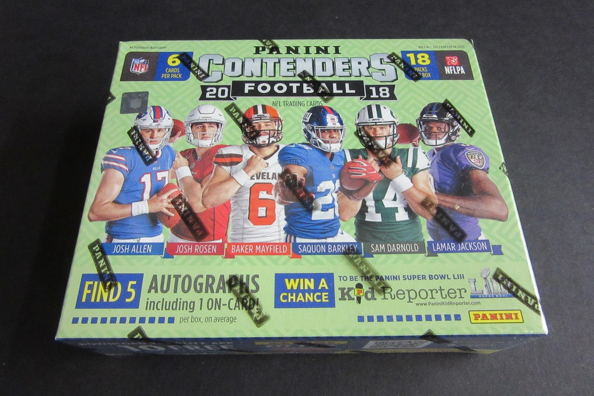 2018 Panini Contenders Football Box (Hobby) (18/6)