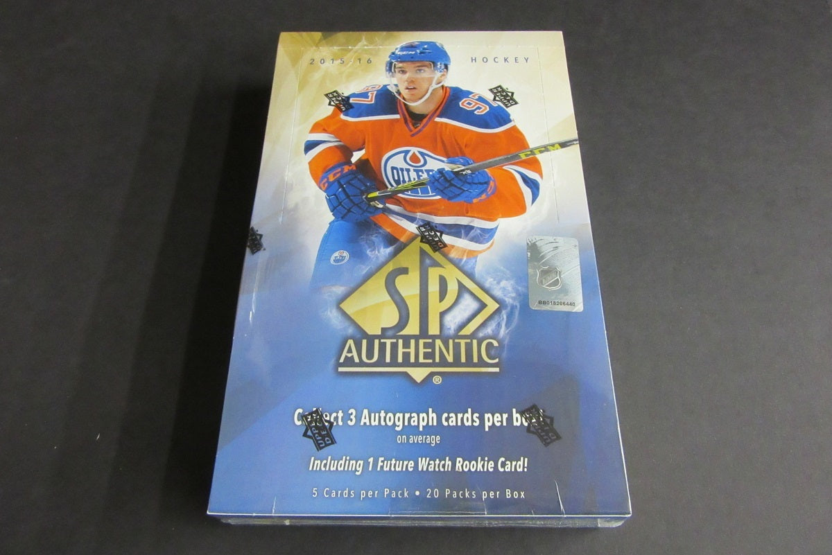 2015/16 Upper Deck SP Authentic Hockey Box (Hobby) (20/5)