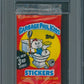 1986 Topps Garbage Pail Kids U.K. Unopened 3rd Series Pack PSA 9