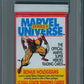 1991 Impel Marvel Universe Unopened Series 2 Pack Wolverine PSA 10