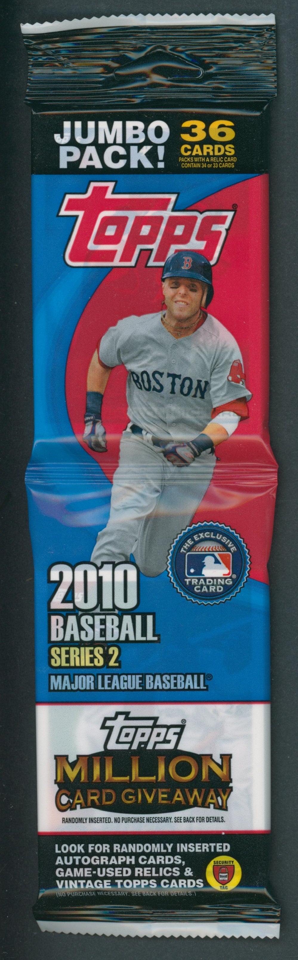 2010 Topps Baseball Unopened Series 2 Jumbo Fat Pack (36)