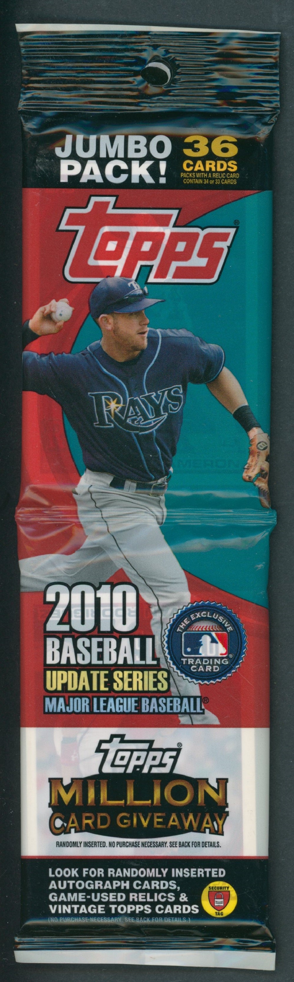 2010 Topps Baseball Unopened Update Series Jumbo Pack (36)