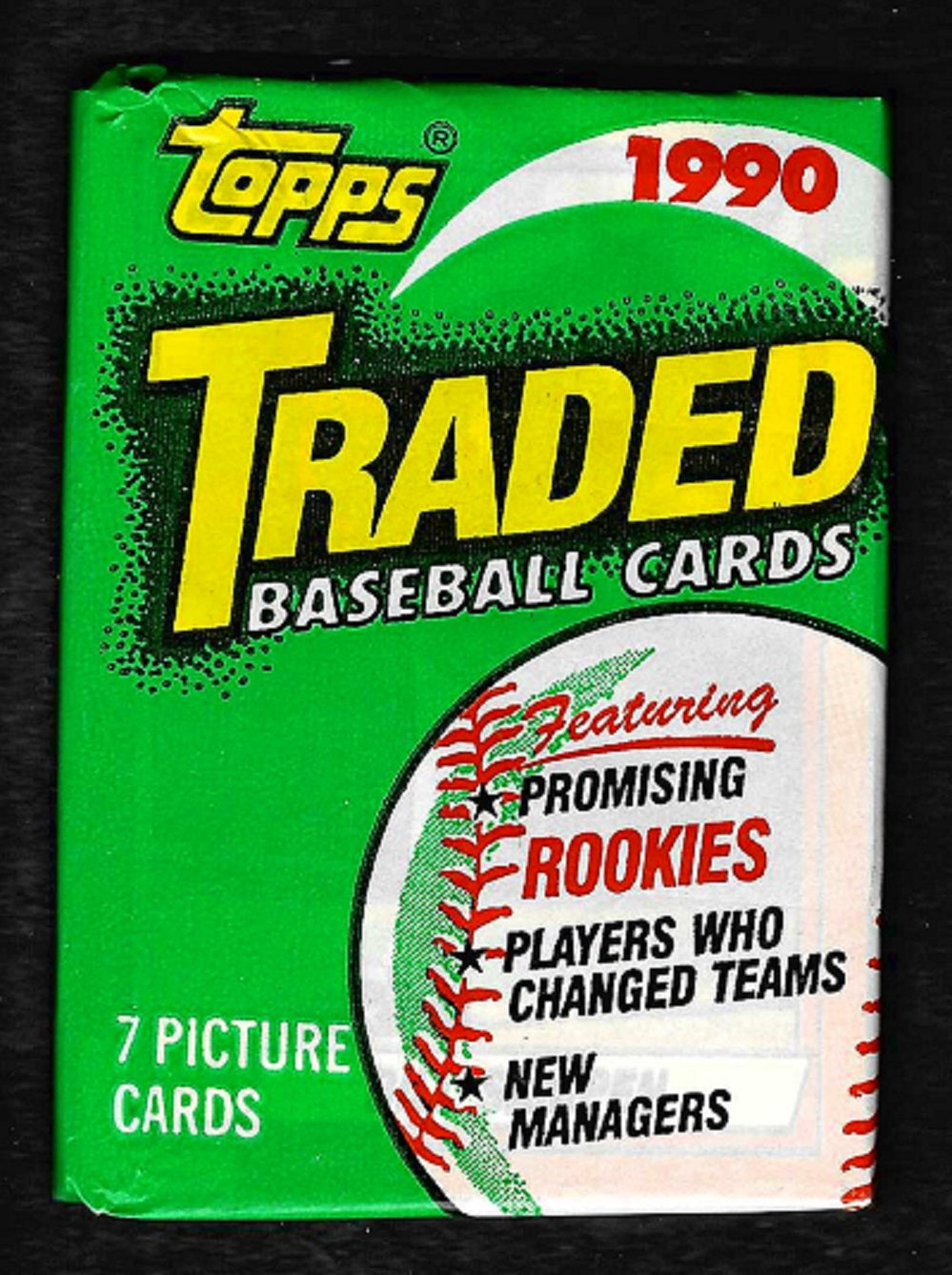 1990 Topps Baseball Traded Unopened Wax Pack