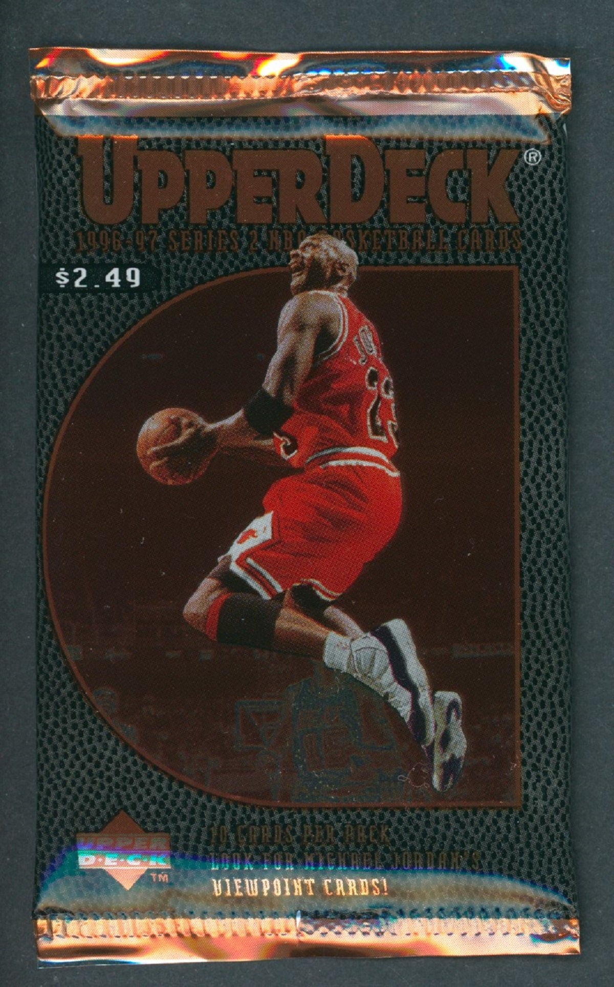 1996/97 Upper Deck Basketball Unopened Series 2 Pack (Retail) (/10)