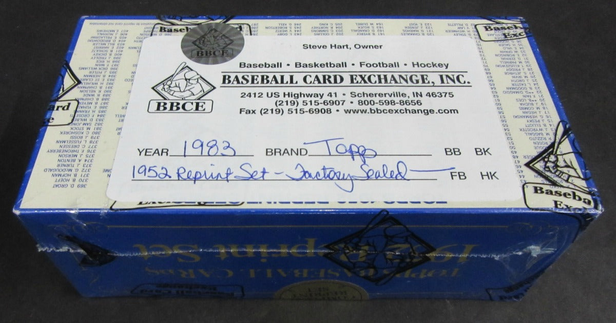 1952 Topps Baseball Reprint Factory Set (Sealed) (BBCE)