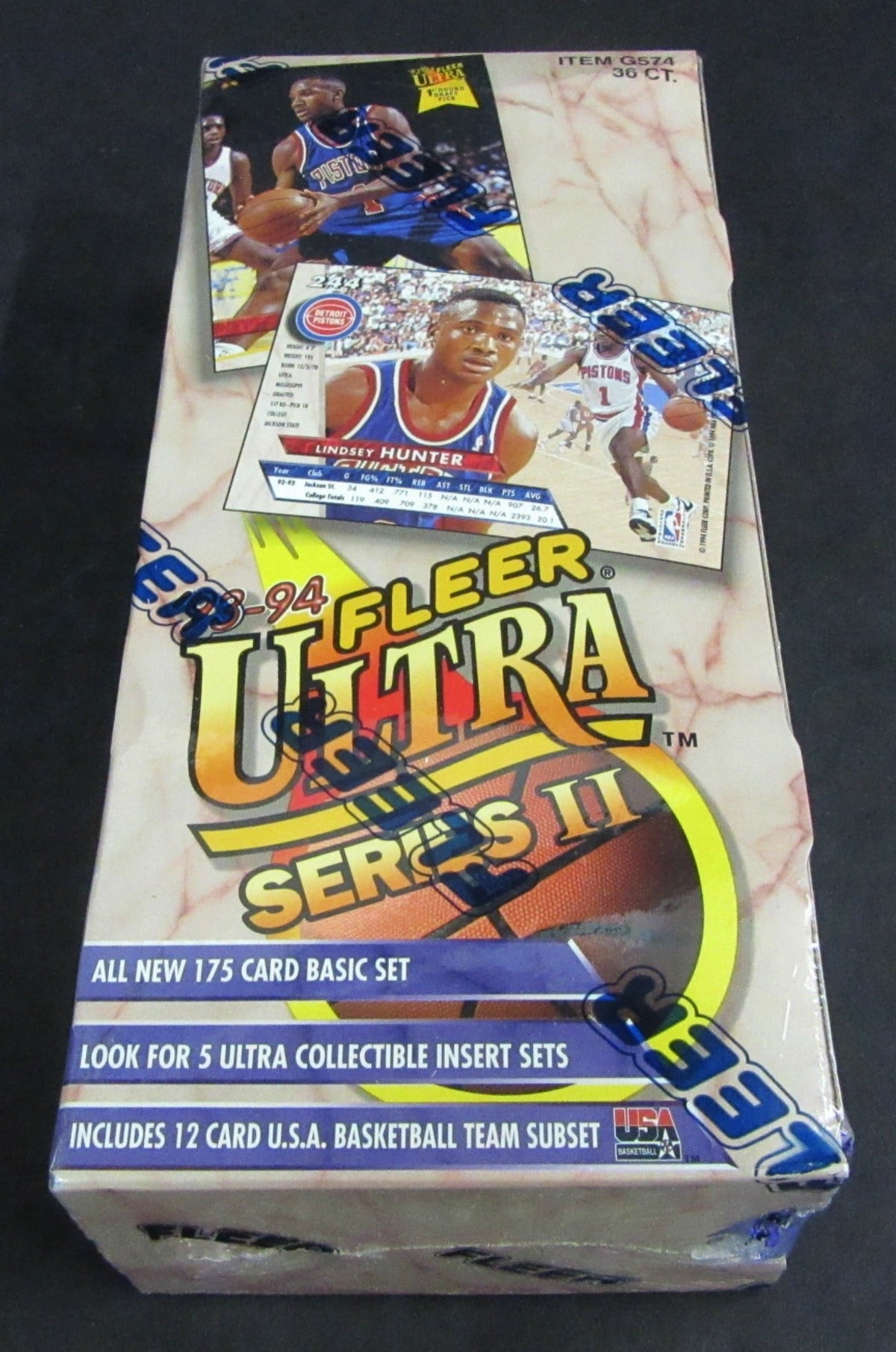 1993/94 Fleer Ultra Basketball Series 2 Box (Gravity)