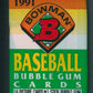 1991 Bowman Baseball Unopened Pack