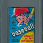 1971 Topps Baseball Unopened 5th Series Wax Pack PSA 9 Mays Back