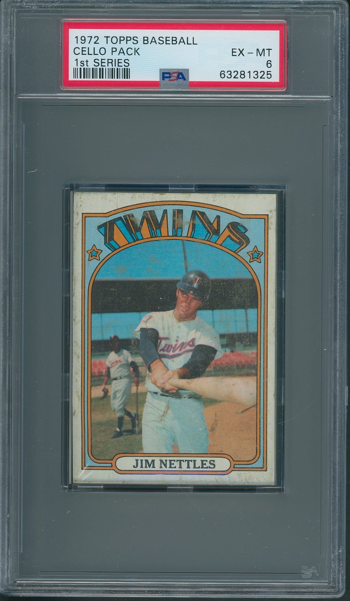 1972 Topps Baseball 1st Series Cello Pack PSA 6 *1325