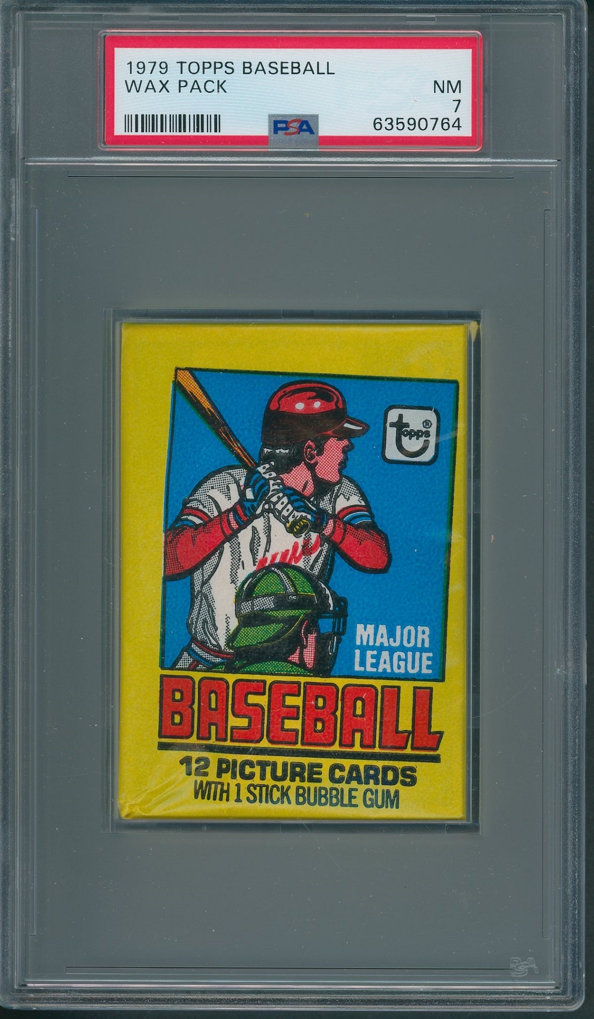 1979 Topps Baseball Unopened Wax Pack PSA 7