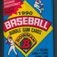 1990 Bowman Baseball Unopened Wax Pack
