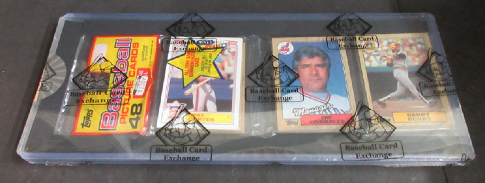 1987 Topps Baseball Unopened Rack Pack (Bonds Top) (BBCE)