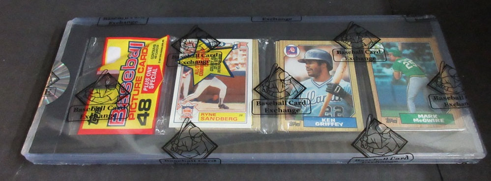 1987 Topps Baseball Unopened Rack Pack (McGwire Top) (BBCE)