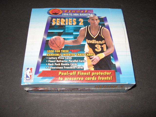 1998/99 Topps Finest Basketball Series 2 Jumbo Box (HTA)