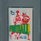 1972 Topps Football Unopened Series 2 Wax Pack PSA 7 *1503