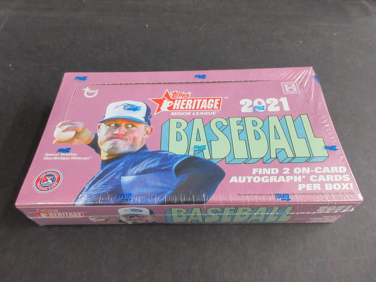 2021 Topps Heritage Minor League Baseball Box (Hobby) (18/8)
