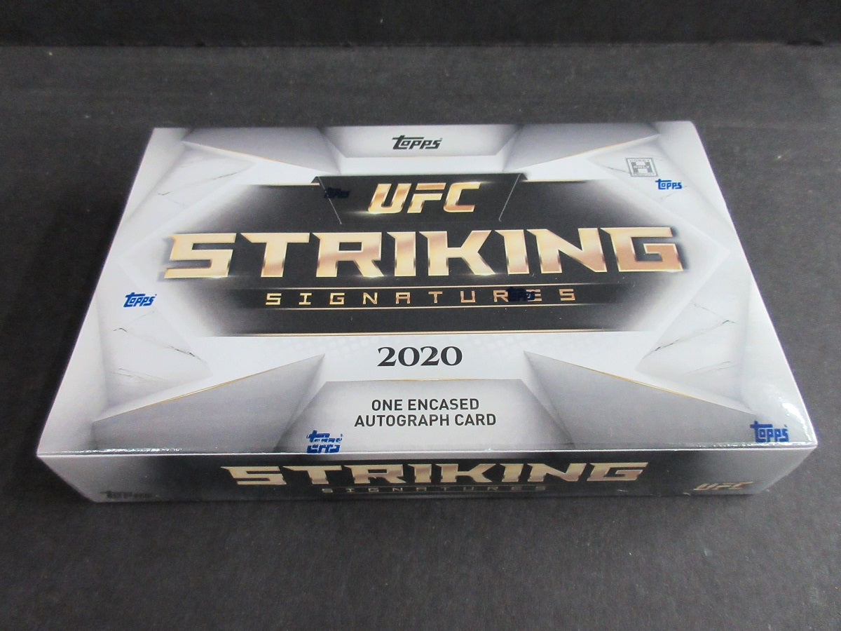 2020 Topps UFC Striking Signatures Hobby Box – Factory Sealed, 1 Auto Guarantee
