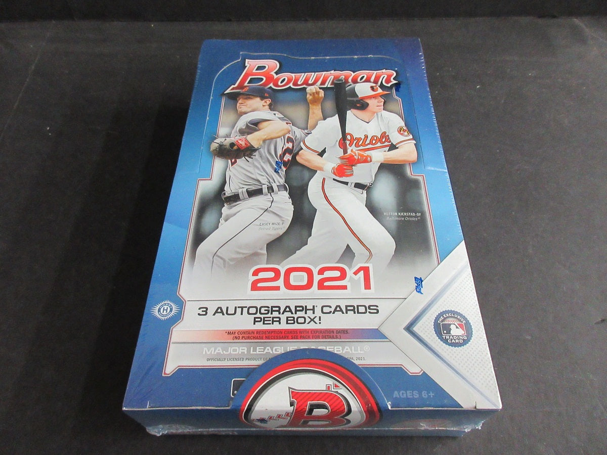 2021 Bowman Baseball Jumbo Box (Hobby) (12/32)
