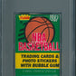 1987 1987/88 Fleer Basketball Unopened Wax Pack PSA 6