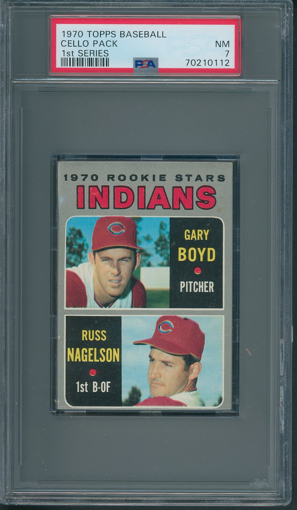 1970 Topps Baseball Unopened 1st Series Cello Pack PSA 7 *0112