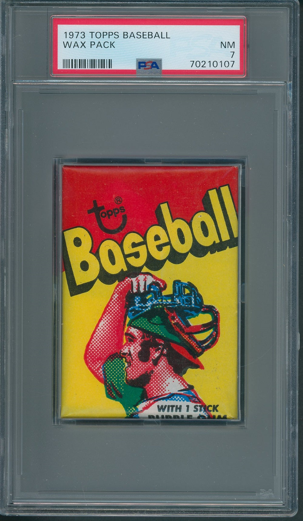 1973 Topps Baseball Unopened Wax Pack PSA 7 *0107