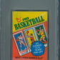 1980 1980/81 Topps Basketball Unopened Wax Pack PSA 9 *6744