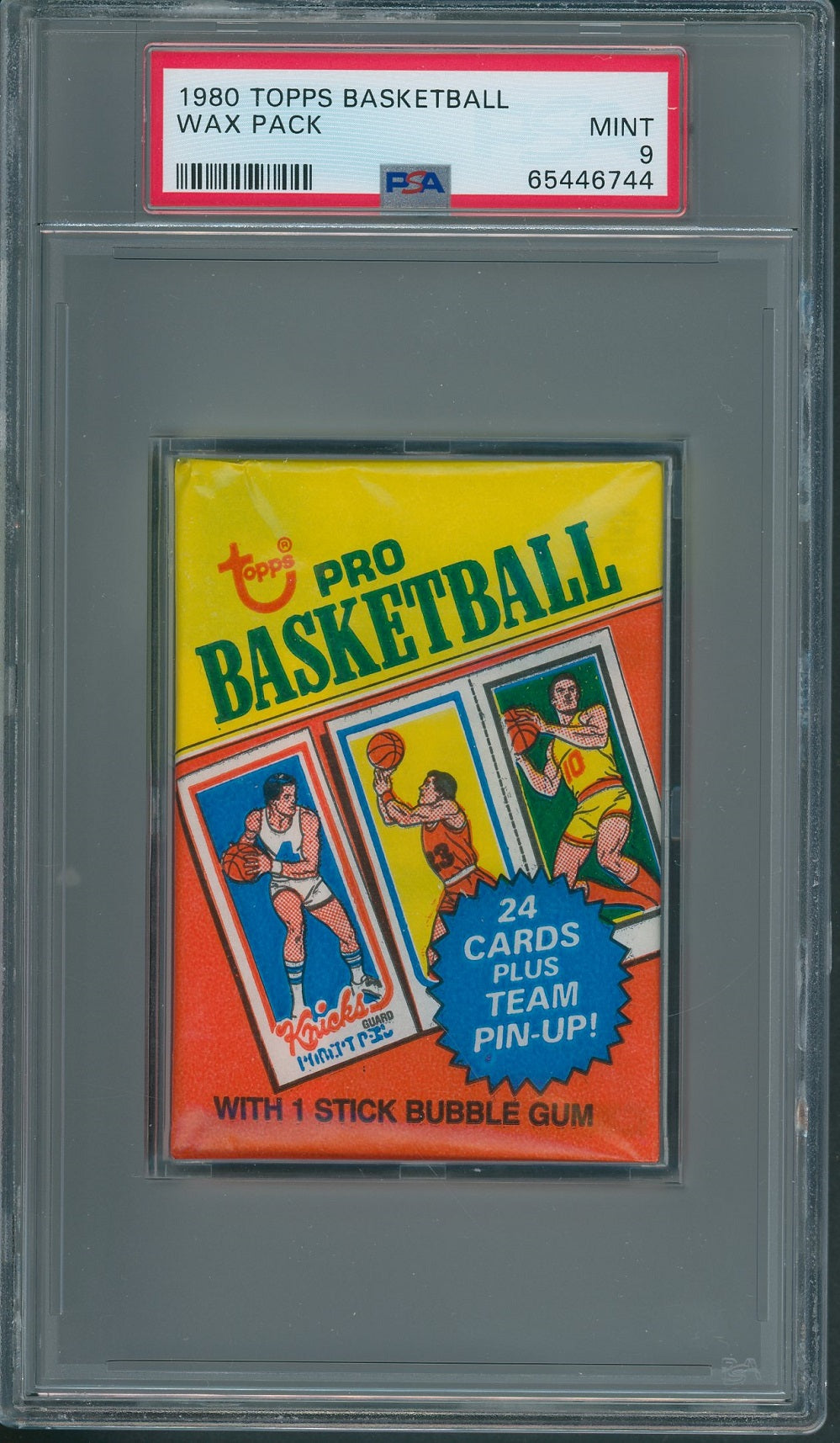 1980 1980/81 Topps Basketball Unopened Wax Pack PSA 9 *6744