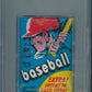 1971 Topps Baseball Unopened 1st Series Wax Pack PSA 5 *4005