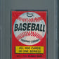 1974 Topps Baseball Unopened Wax Pack PSA 8 (All 660) *4009