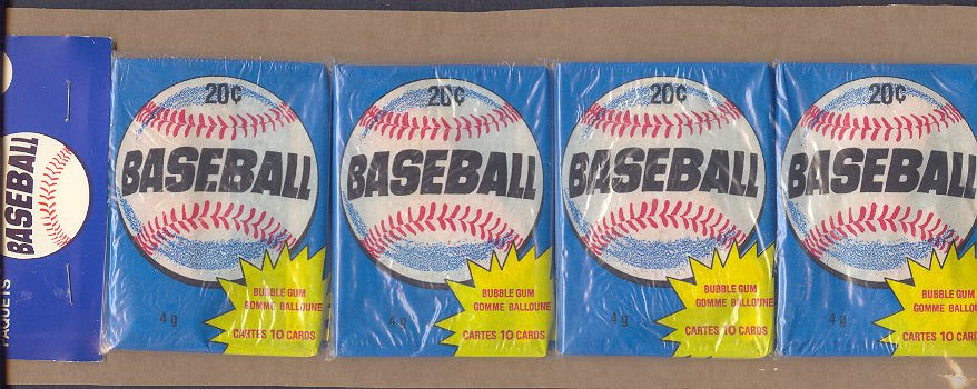1980 OPC O-Pee-Chee Baseball Unopened Wax Pack Rack Pack