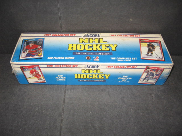 1991/92 Score Hockey Factory Set (Canadian) (Blue)