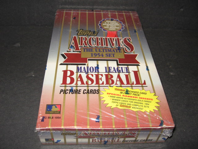 1954 Topps Baseball Archives Box (issued 1994)