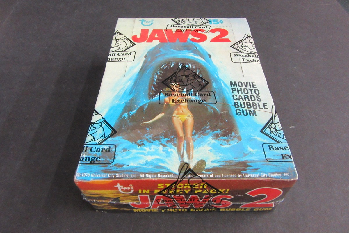 1978 Topps Jaws 2 Unopened Wax Box (BBCE)