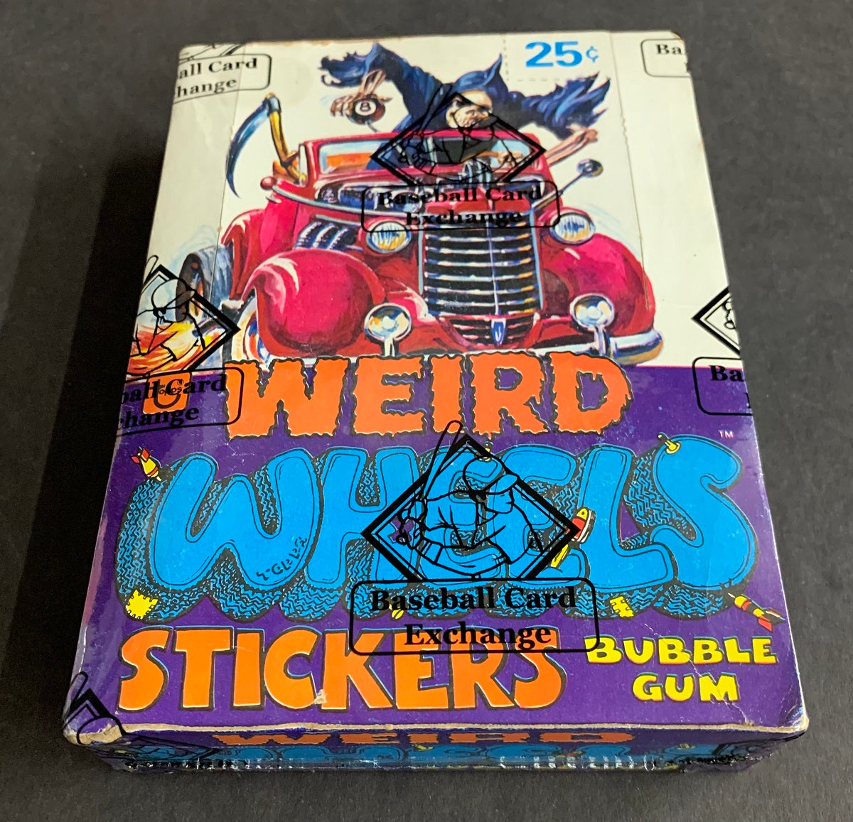 1980 Topps Weird Wheels Unopened Stickers Wax Box (Authenticate)